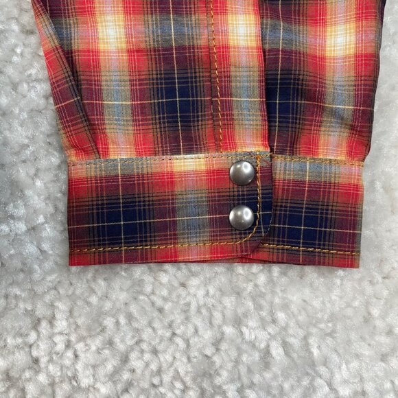 Alexander McQueen Denim Trucker Jacket Plaid Sleeves Womens 52 XL US NEW - Picture 12 of 15